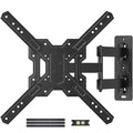Full Motion TV Wall Mount Bracket with Swivel Arm for 23 to 55 Inch TVs