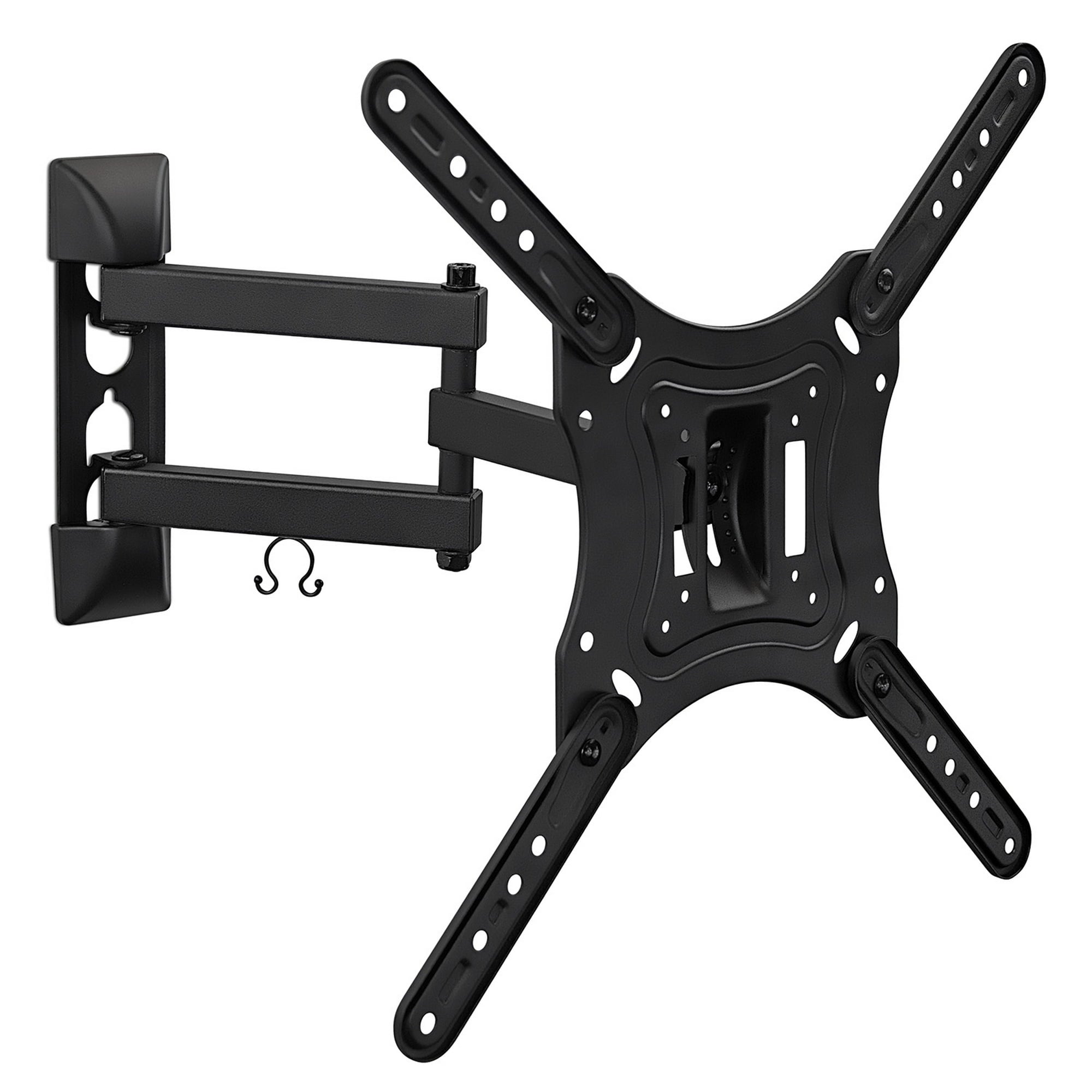 Full Motion TV Wall Mount with Swivel Arm for 28" 32" 40" 43" 48" 50" 55" Inch Flat Screen TVs