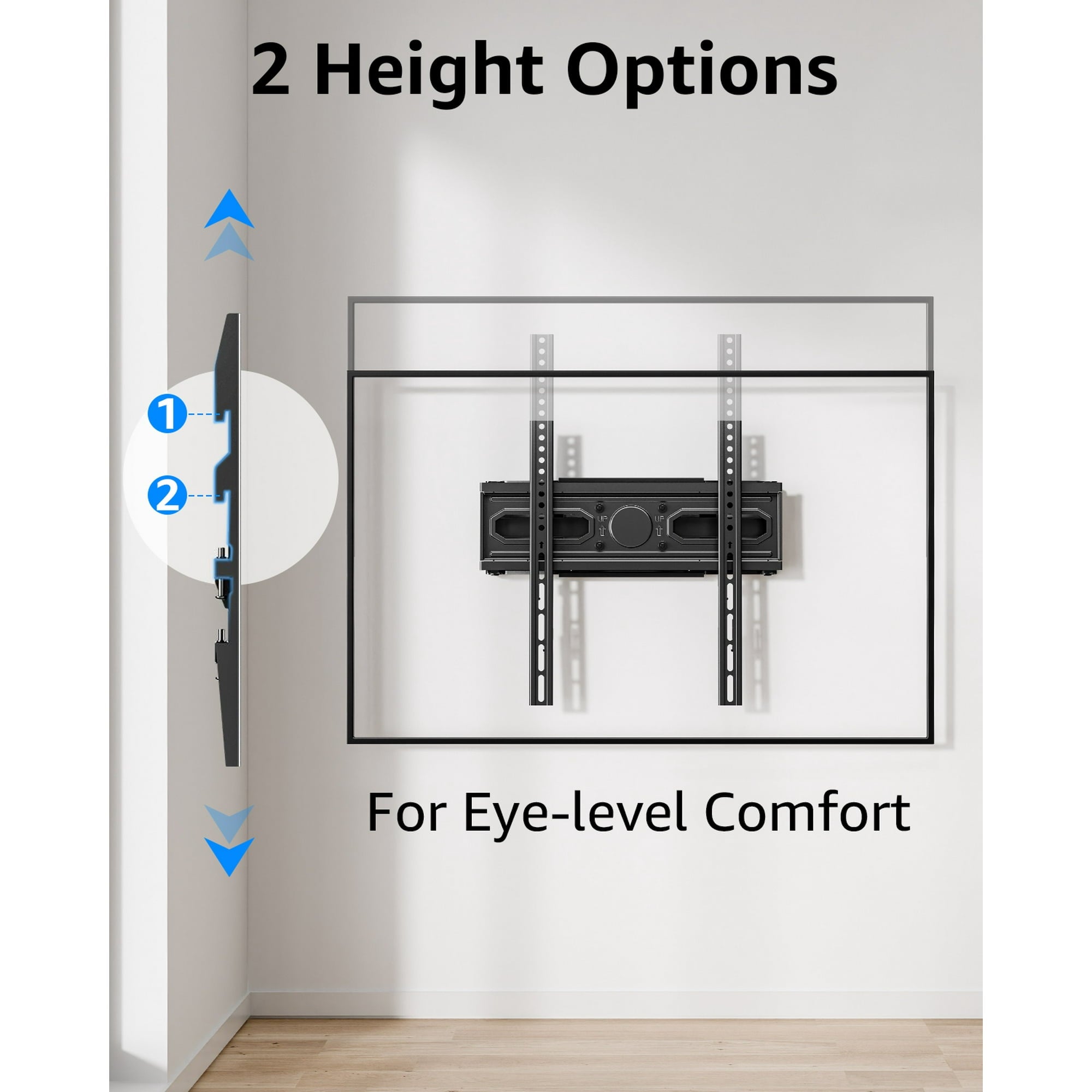 Full Motion TV Wall Mount for Most 26-70 Inch TVs