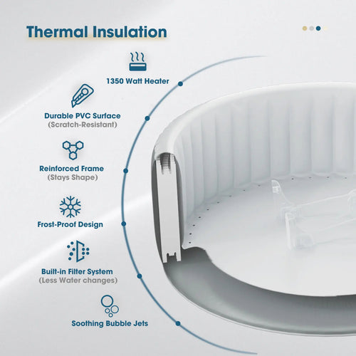 4 to 6 Person Inflatable Hot Tub